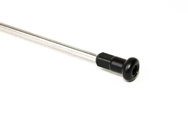 Haan Bakhjul 18x2.50- Yamaha Tenere/XTZ Sølv Felgring, Sort Nav/Nippler, Std Eik 