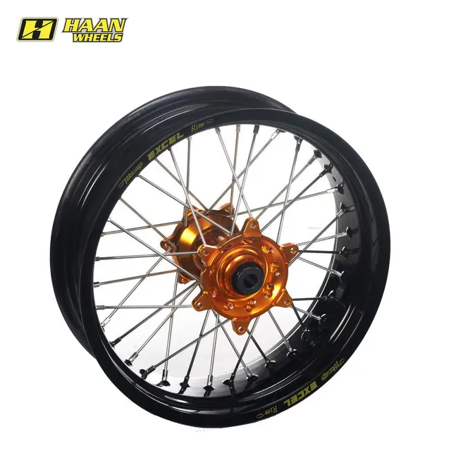 HAAN Motard Hjulsett KTM EXC 16-> Komplett med Bremseskiver og  Drev 