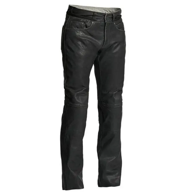 Halvarssons Seth MC-Bukse Herre 52 Sort geiteskinn 