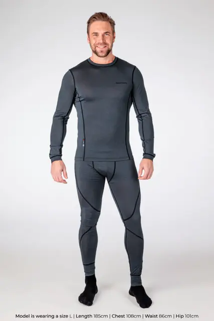 Halvarssons Comfort Bukse 2XL Grå -  Outlast® og Ull 