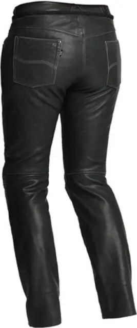 Halvarssons Seth MC-Bukse Dame 36 Sort geiteskinn 