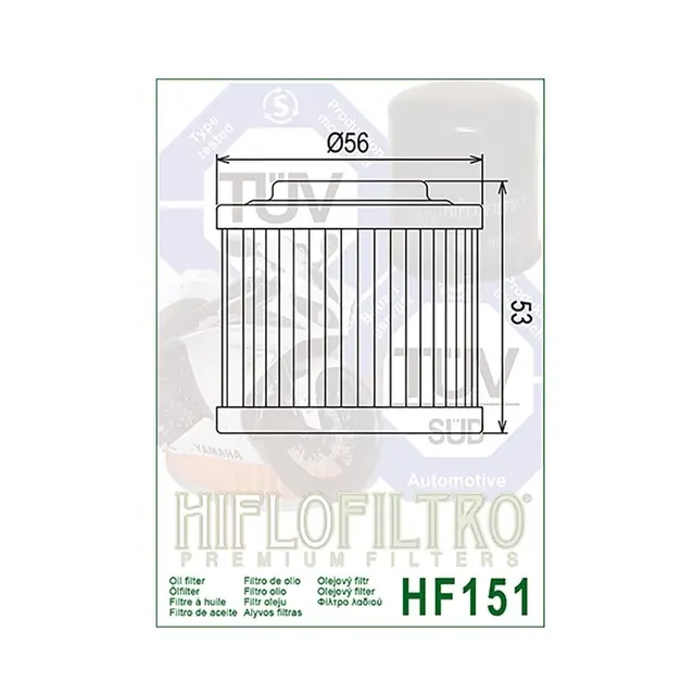 Hiflo Oljefilter Aprilia/BMW/KTM/BRP 