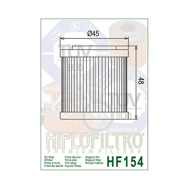 Hiflo HF154 Oljefilter Husqvarna 
