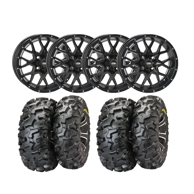 Hjulpakke 1 - Polaris 4x4 - 28"/14" ITP Blackwater NHS, ITP Hurricane 