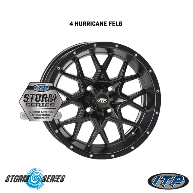 Hjulpakke 1 - Polaris 4x4 - 28"/14" ITP Blackwater NHS, ITP Hurricane 