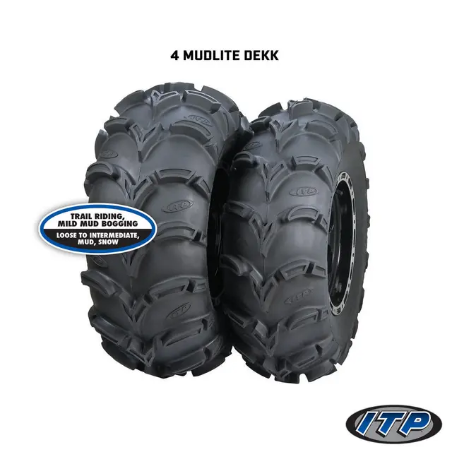 Hjulpakke 3 - Can-Am 4x4 - 25"/12" ITP MudLite XL, ITP SS212 