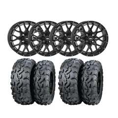 Hjulpakke 4 - Can-Am 4x4 - 26&quot;/12&quot; ITP Bajacross XD E4, ITP Hurricane