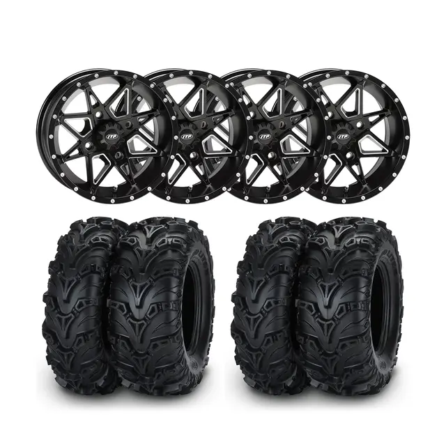 Hjulpakke 10 - Polaris 4x4 - 28"/14" ITP Mud Lite 2 E4, ITP Tornado 