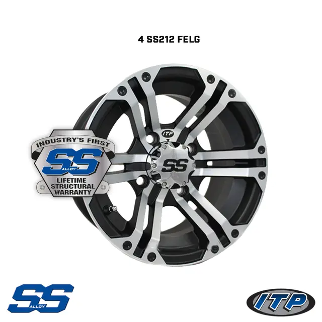 Hjulpakke 15 - Can-Am 6x6 - 26"/14" ITP Terracross R/T, ITP SS212, ALUG14BX 