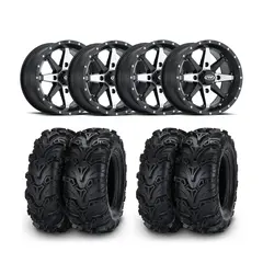 Hjulpakke 19 - Japanske 4x4 - 27&quot;/14&quot; ITP Mud Lite 2 E4, ITP Cyclone