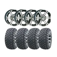 Hjulpakke 52 - Can-Am 4x4 27&quot; Dekk og 14 Wanda VS3020 Storm E4, ITP SS212