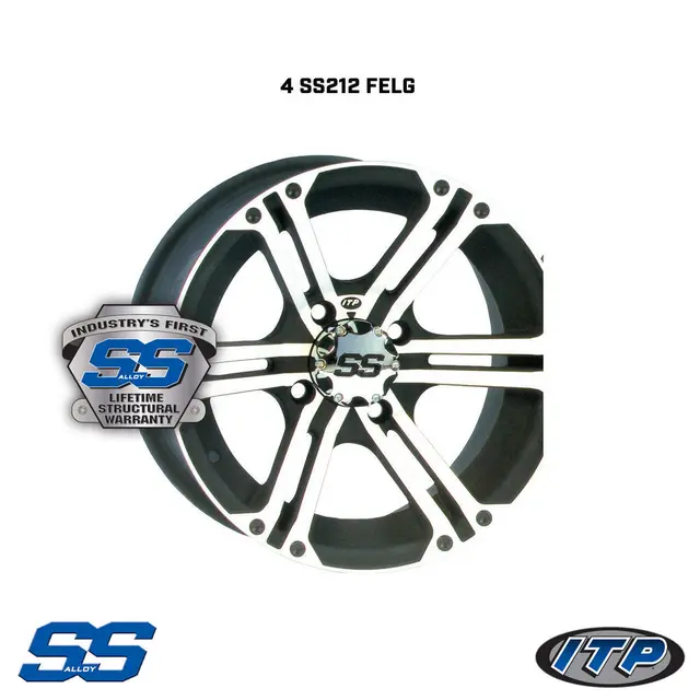 Hjulpakke 52 - Can-Am 4x4 27" Dekk og 14 Wanda VS3020 Storm E4, ITP SS212 