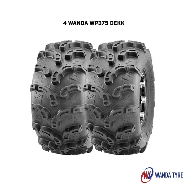 Hjulpakke 56 - Can-Am 4x4 Wanda P375 E4, ITP Hurricane - Sort 