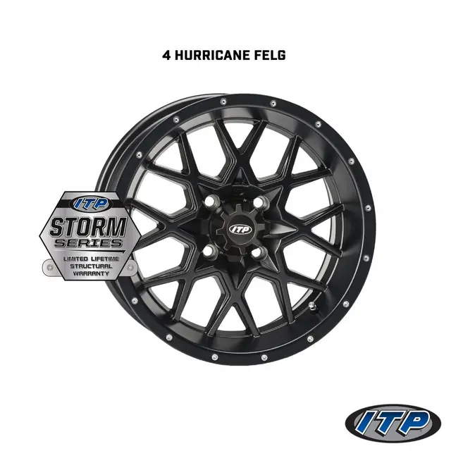 Hjulpakke 56 - Can-Am 4x4 Wanda P375 E4, ITP Hurricane - Sort 