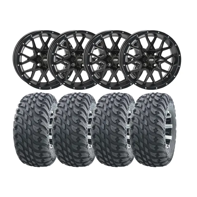 Hjulpakke 57 - Polaris 4x4 - 26"/14" Wanda VS3020 Storm E4, ITP Hurricane 