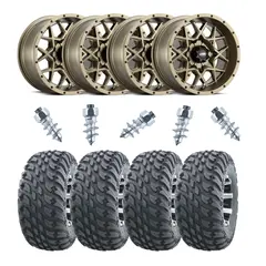 Pigghjulpakke 57 - Can-Am 4x4 - 26&quot;/14&quot; Wanda Storm E4, ITP Hurricane Bronse