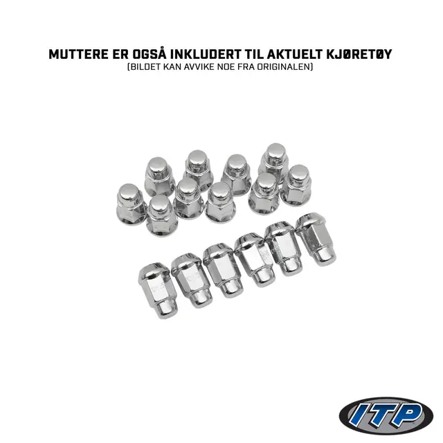 Hjulpakke 60 - Can-Am 6x6 - 25"/12" Wanda P3035, ITP SS212 - Matt Sort 