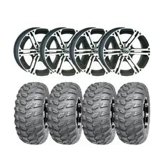 Hjulpakke 60 - Can-Am 4x4 - 25&quot;/12&quot; Wanda P3035, ITP SS212 - Matt Sort