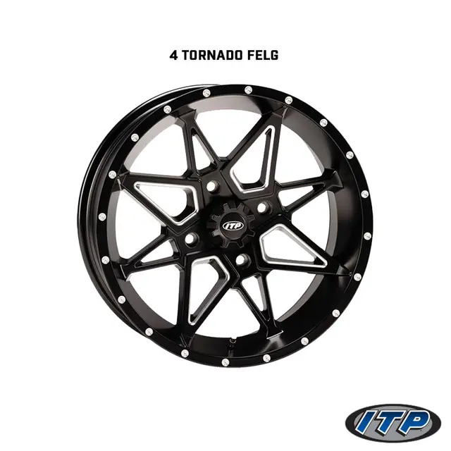 Hjulpakke 63 - Polaris 4x4 - 26"/14'' Wanda P3035 E4, ITP Tornado 