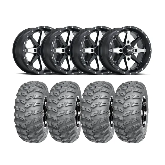 Hjulpakke 64 - Japanske 4x4 - 26"/14'' Wanda P3035 E4, ITP Cyclone 