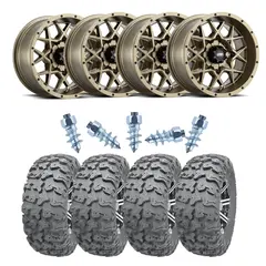 Pigghjulpakke 67 - Can-Am 4x4 - 30&quot;/14&#39;&#39; Wanda P3036 E4, ITP Hurricane - Bronse