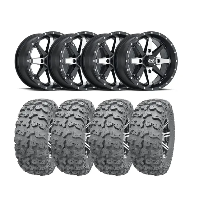 Hjulpakke 70 - Polaris 4x4 - 28"/15'' Wanda P3036 E4, ITP Cyclone 