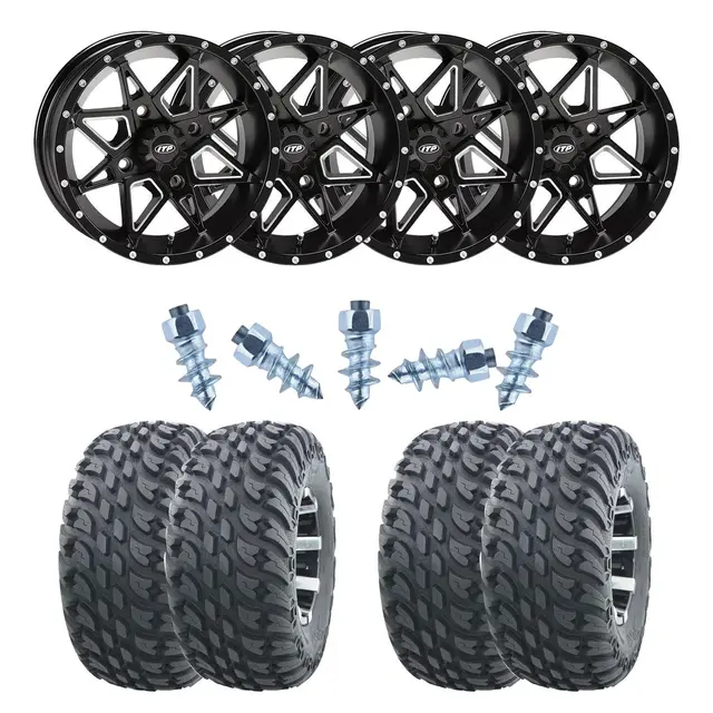 Pigghjulpakke 71 - Can-Am 6x6 - 26"/14" Wanda VS3020 Storm E4, ITP Tornado 