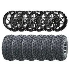 Hjulpakke 71 - Polaris 6x6 - 26&quot;/14&quot; Wanda VS3020 Storm E4, ITP Tornado