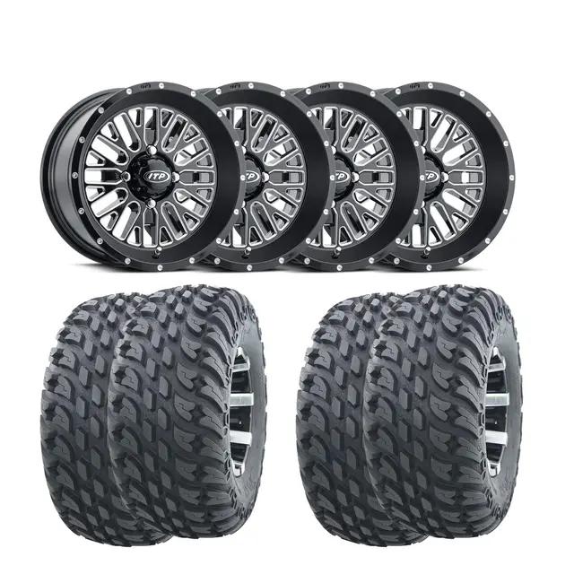 Hjulpakke 95 - Polaris 4x4 - 26"/14" Wanda VS3020 Storm E4, ITP Momentum 
