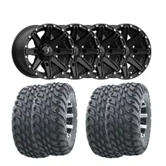 Hjulpakke 98 - Polaris 4x4 - 27&quot;/14&quot; Wanda VS3020 Storm E4, MSA M33 Clutch
