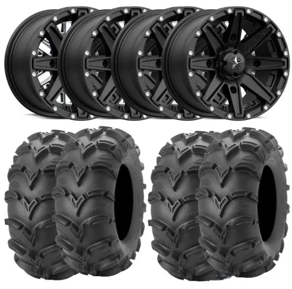 Hjulpakke 99 - Polaris 4x4 - 28"/14x10" ITP Mud Lite XL, MSA M33 Clutch, +00mm 