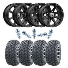 Pigghjulpakke 93 - Polaris 4x4 - 26&quot;/14&quot; Wanda VS3020 Storm E4, MSA M12 Diesel