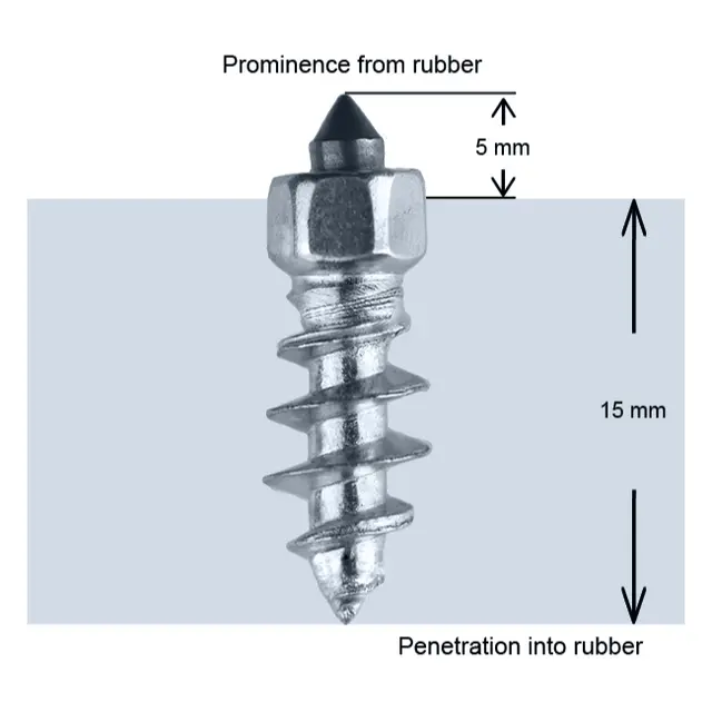 iGrip ST18R Skrupigg 20mm/5mm - 100 stk Racing Skrupigg til ATV, MC, MX+ 
