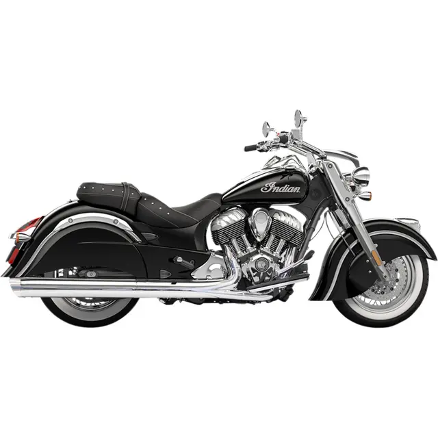Bassani Xhaust 4" Slip-On Chrome Indian Chief/Classic 