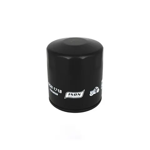 ISON 171 Premium Oljefilter - Buell/HD 883-1923cc, Sort