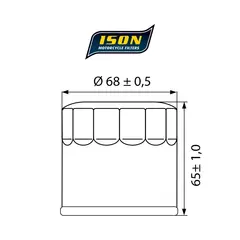 ISON 553 Oljefilter - Benelli CANISTER