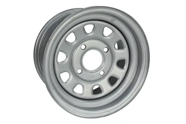 ITP Delta F+B - 12x7 4/110 - 4+3, Sølv Prisgunstig Stålfelg, Sølv 