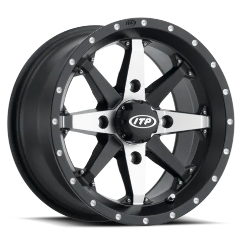 ITP Cyclone - Can-Am Svart og Maskinert, 14", 15"