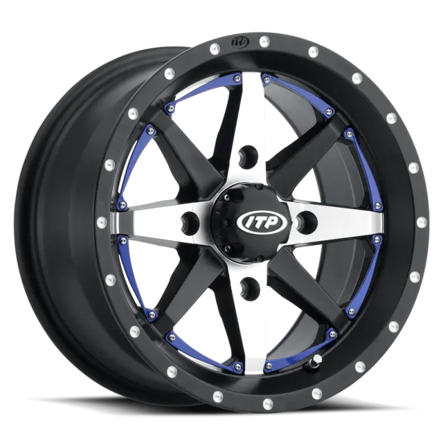 ITP Cyclone F+B - 4/137, 5+2 - 14x7 Svart og Maskinert, Rock Armor-teknologi 