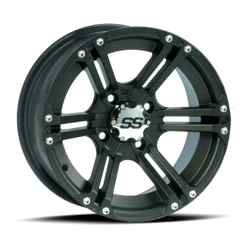 ITP SS212 B - 12x7, 4/110, 2+5 Matt Sort - Ren Bakfelg