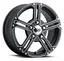 ITP SS212 F+B - 15x7, 5/4.5, 6+1,+61.8mm Sort Matt maskinert, 5-bolt