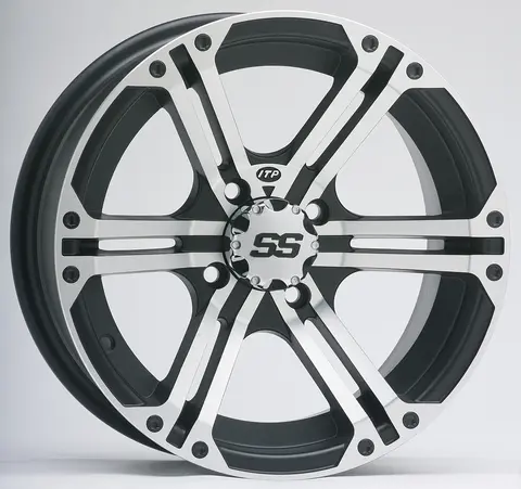 ITP SS Alloy SS212 B - 14x8, 4/137, 12mm Sort/Maskinert