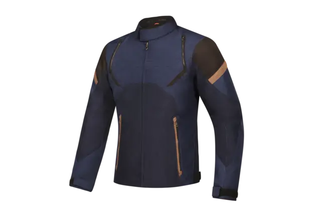 Ixon Striker Retro Jk. Sort/Navy/Brun L Sport/retro design, fast membran 