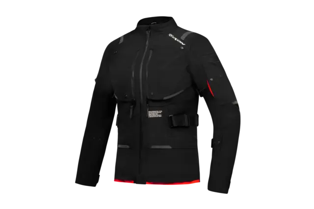 Ixon M-Skeid Damejakke sort L XDRY 3L laminert Adventure Touring 
