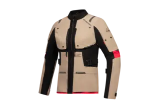 Ixon M-Skeid Damejakke Sand XDRY 3L laminert Adventure Touring