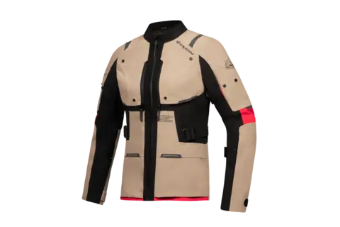 Ixon M-Skeid Damejakke Sand XDRY 3L laminert Adventure Touring