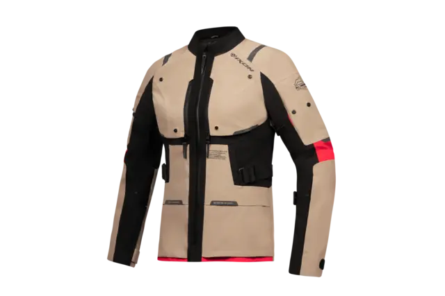 Ixon M-Skeid Damejakke Sand L XDRY 3L laminert Adventure Touring 
