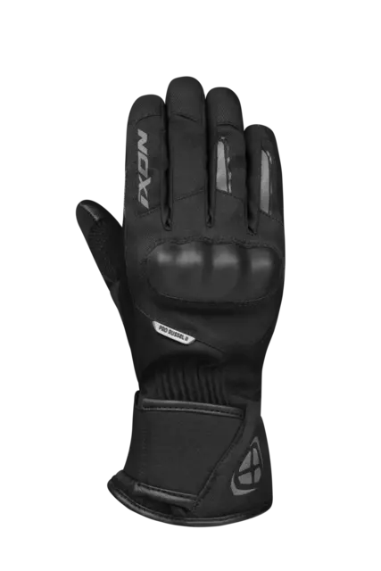 Ixon Pro Russel 2 Damehansker Sort L Halvlang Vanntett lett isolert Softshell 