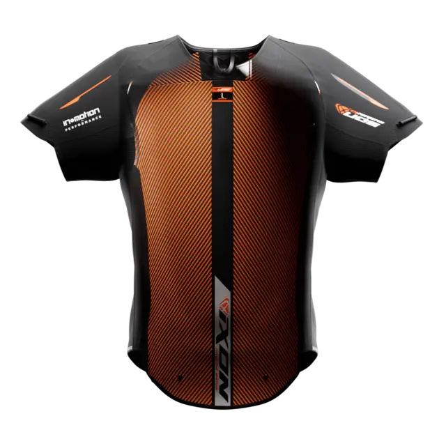 Ixon Ix-airbag U05 Vest Sort/O. Str M InMotion/Ixon Airbag Vest racing trådløs 