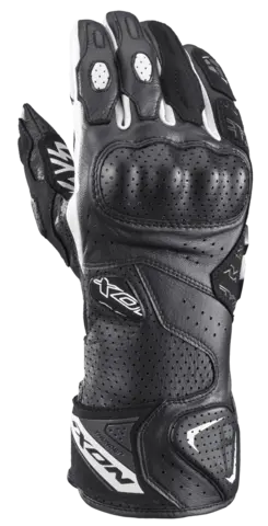 Ixon Thunder Air hansker Sort/hvit Ventilert racing/sport hanske
